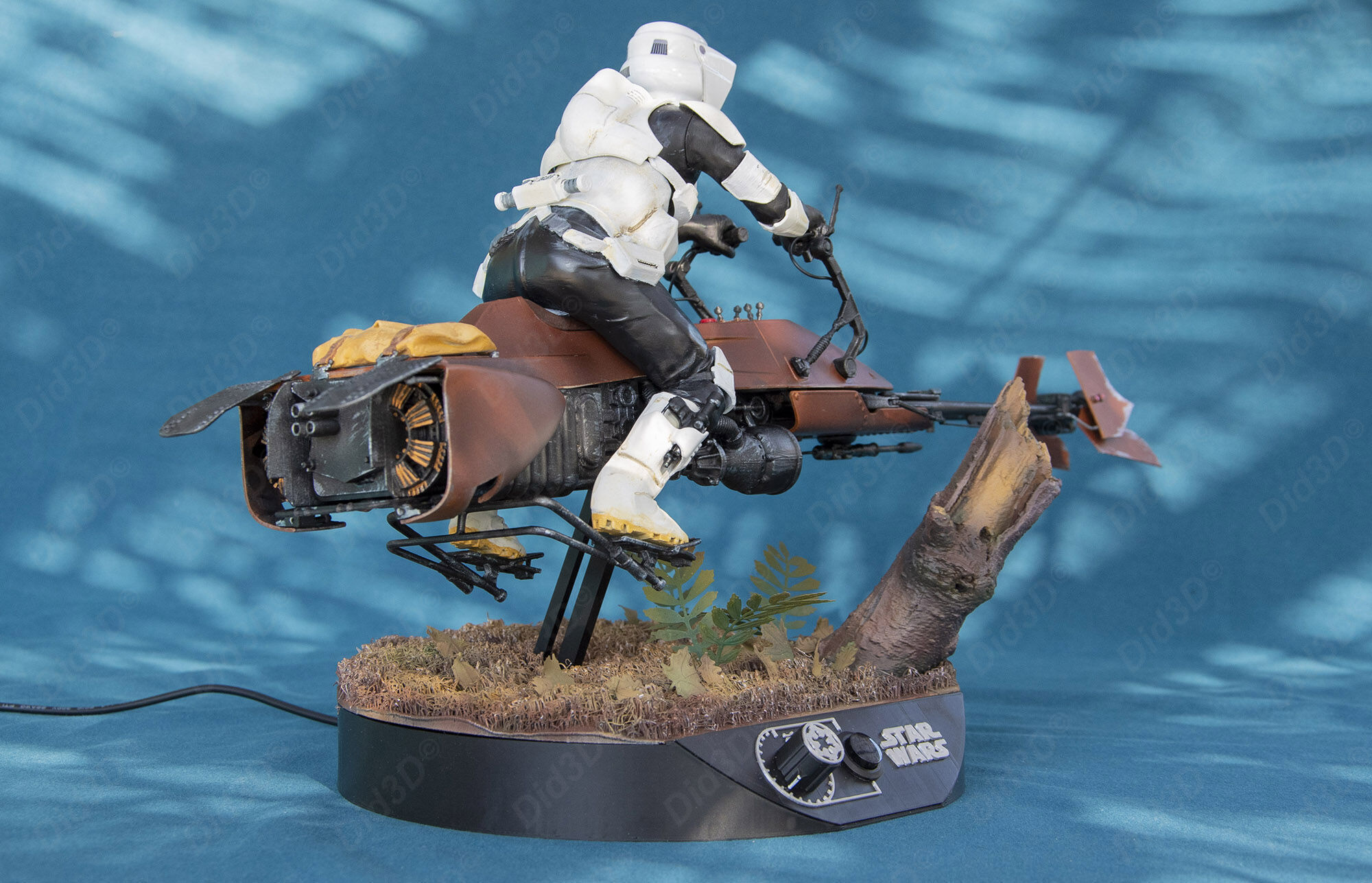 SpeederBike Return of the JEDI Did3D Animatronic 1-8 Scale 500mm 3D print model_13