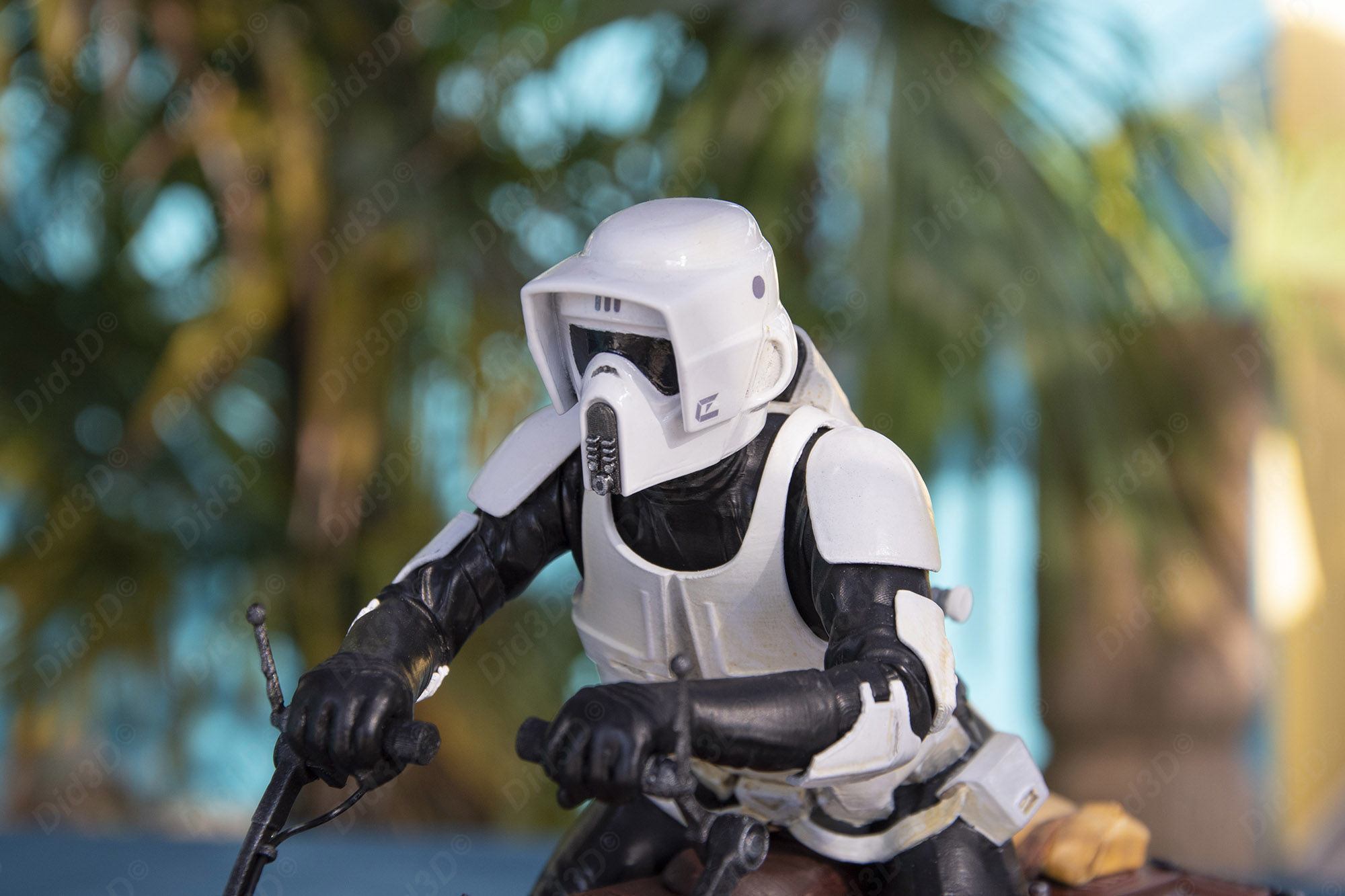 SpeederBike Return of the JEDI Did3D Animatronic 1-8 Scale 500mm 3D print model_7