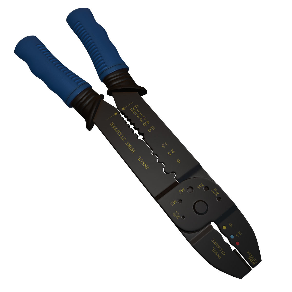 Terminal Crimping Tool Low Poly Low-poly 3D model_4
