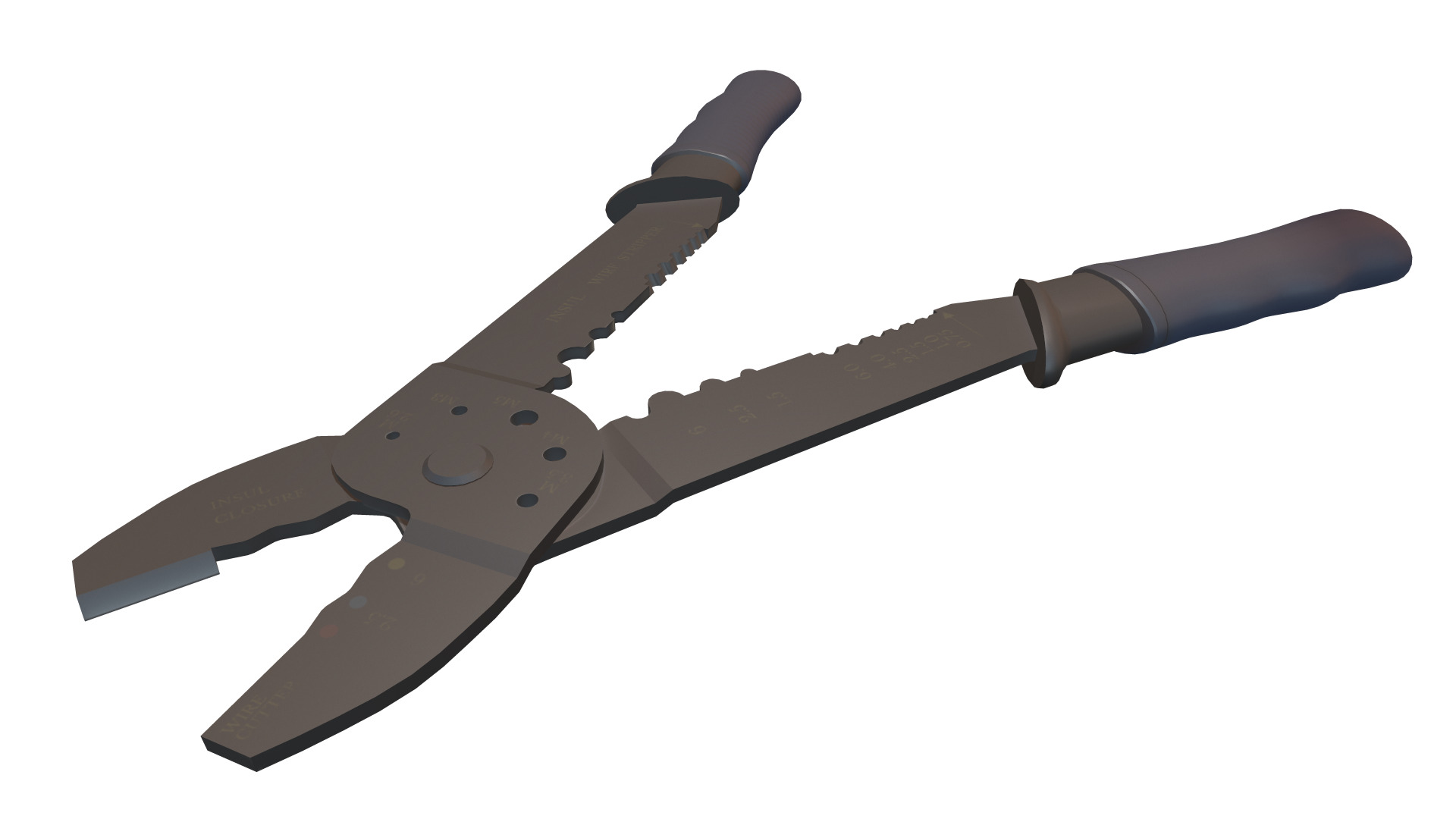 Terminal Crimping Tool Low Poly Low-poly 3D model_29