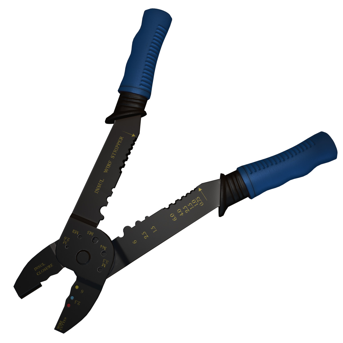Terminal Crimping Tool Low Poly Low-poly 3D model_8