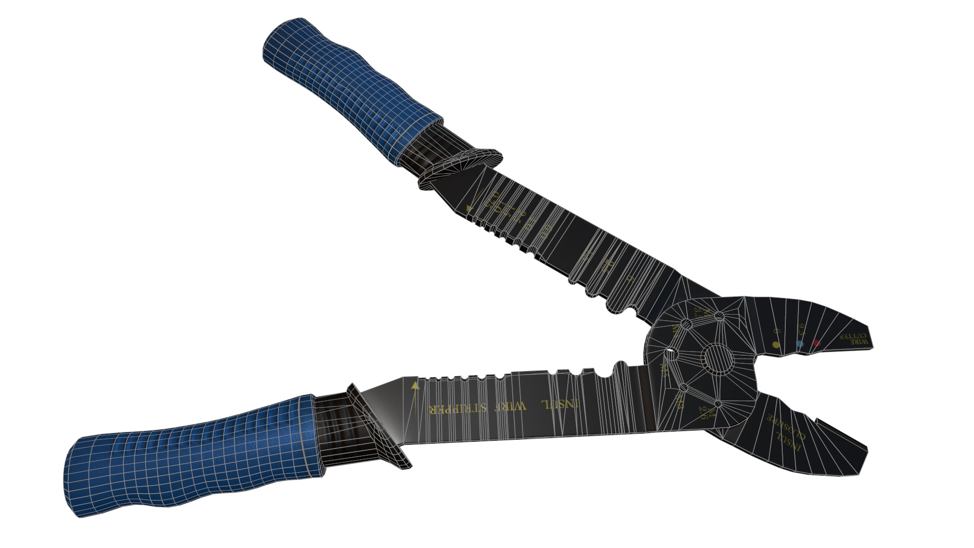 Terminal Crimping Tool Low Poly Low-poly 3D model_18