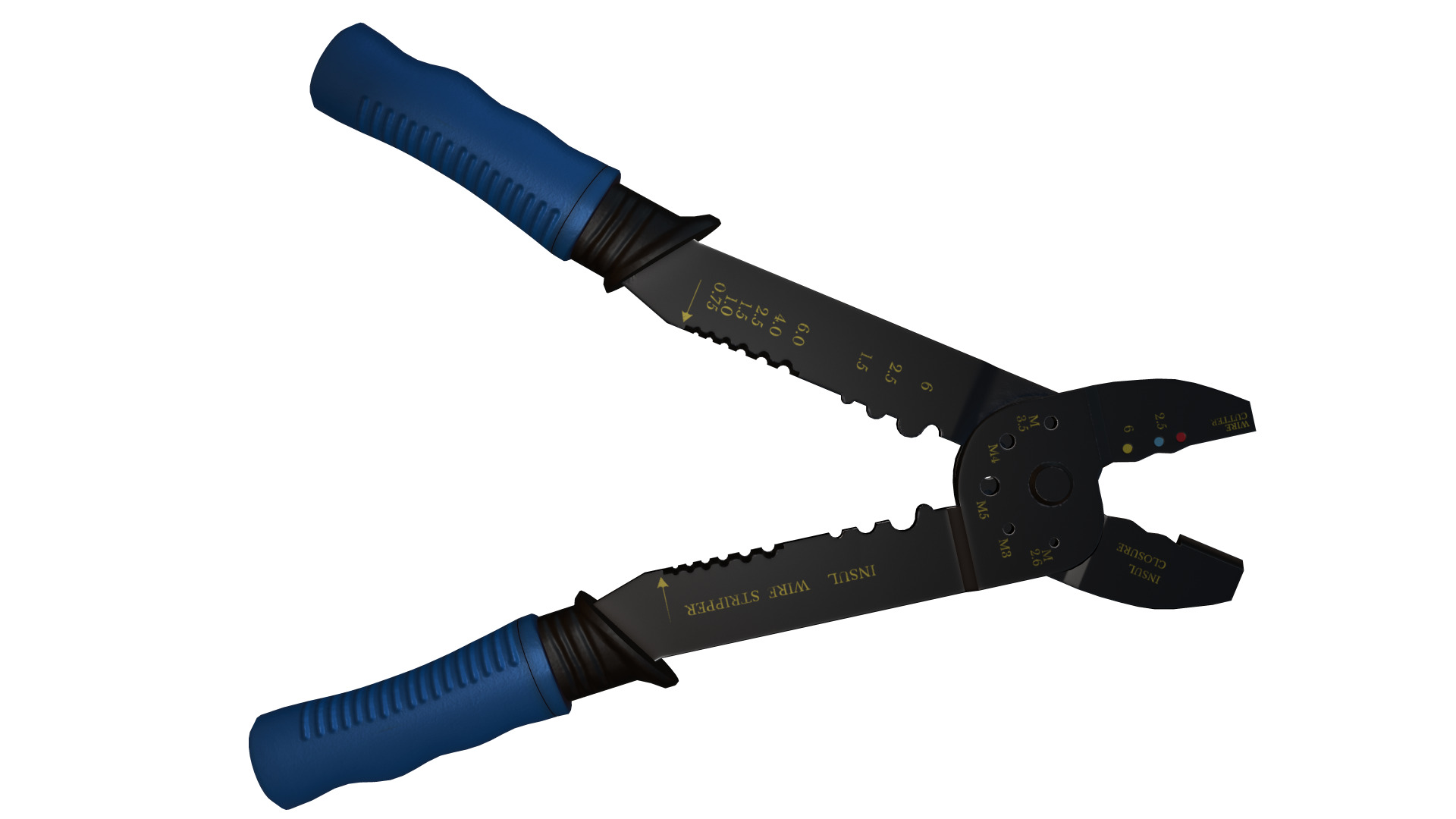 Terminal Crimping Tool Low Poly Low-poly 3D model_12