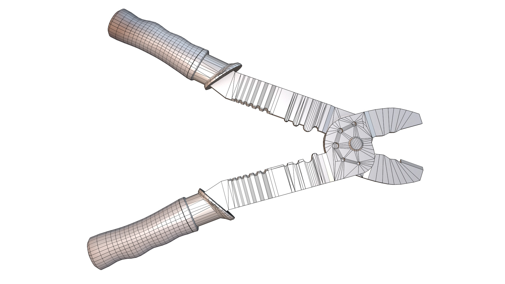 Terminal Crimping Tool Low Poly Low-poly 3D model_26