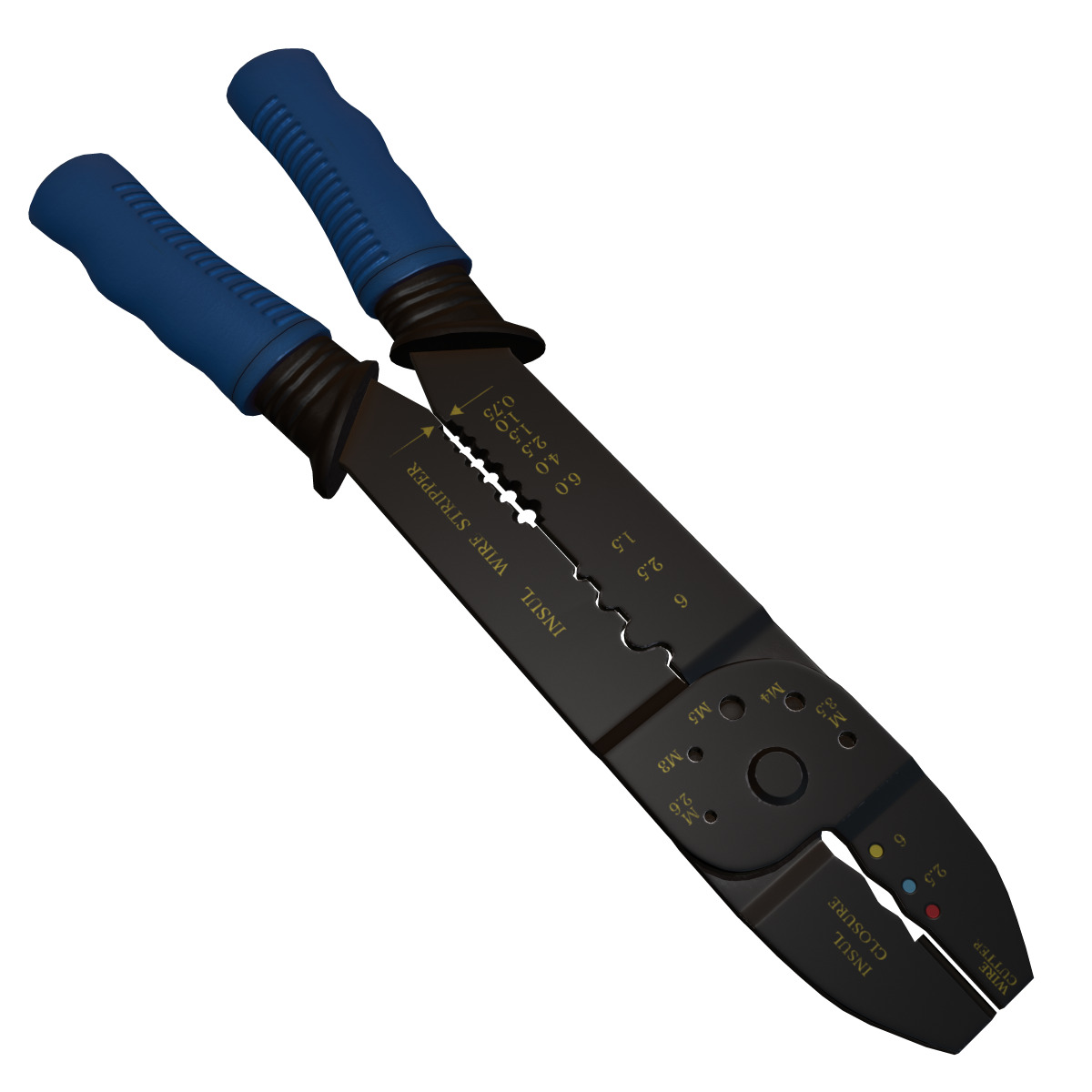 Terminal Crimping Tool Low Poly Low-poly 3D model_6