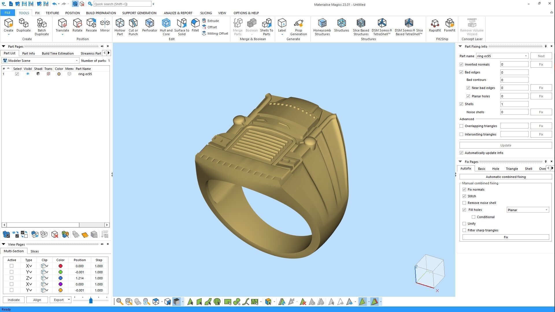 Ring 1095 3D print model_3