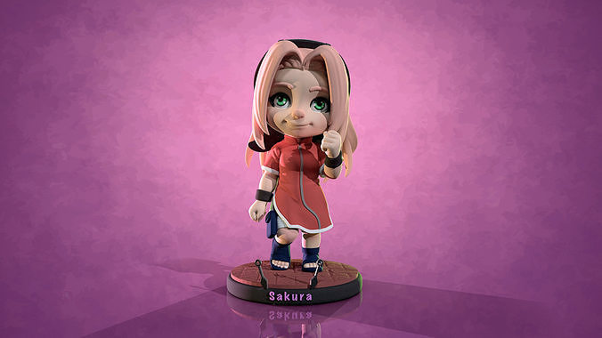 Sakura Haruno chibi 3D print model
