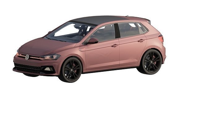 VW POLO GTI 3D model