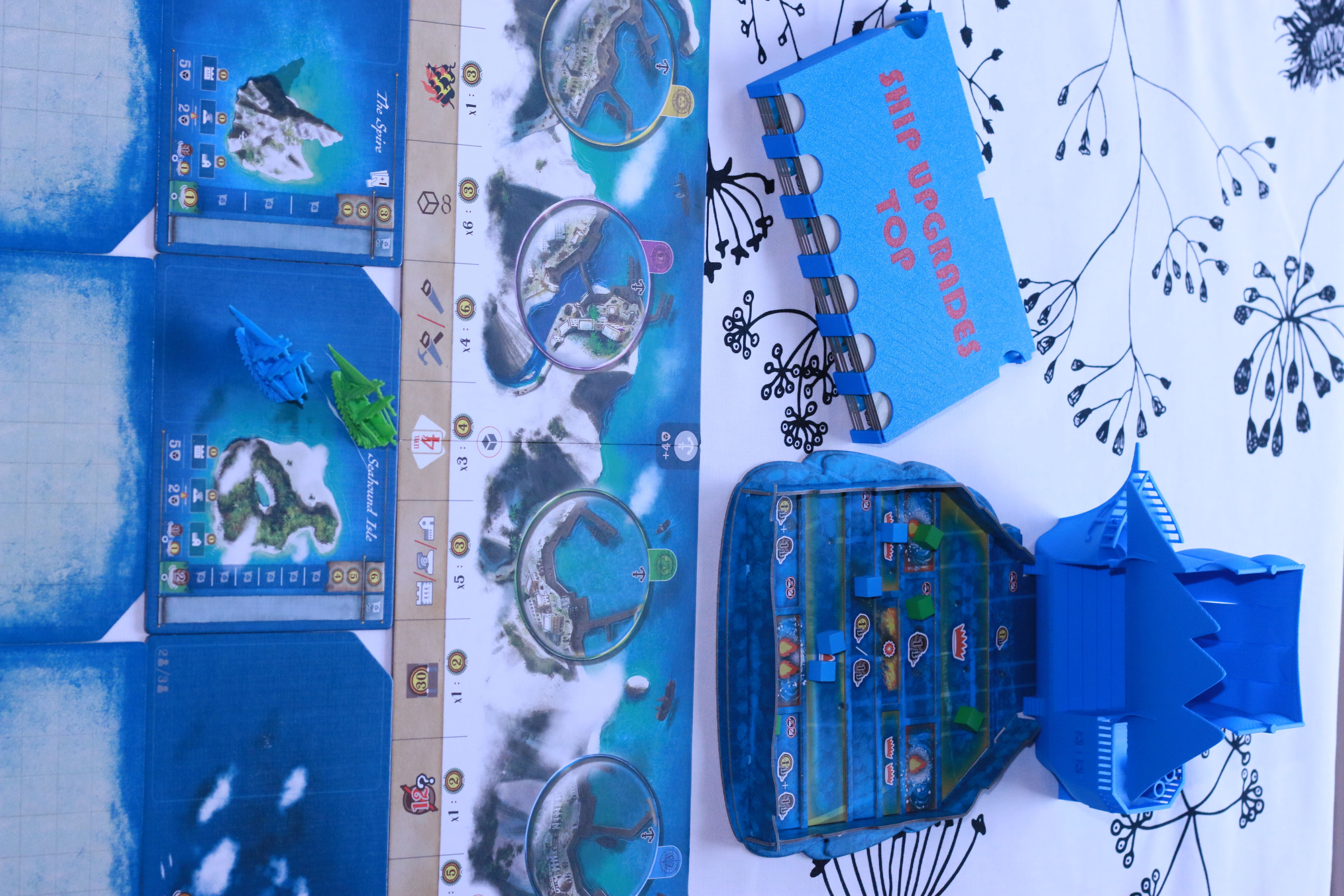 Dice Tower Ship for Dead Reckoning board game 3D print model_1