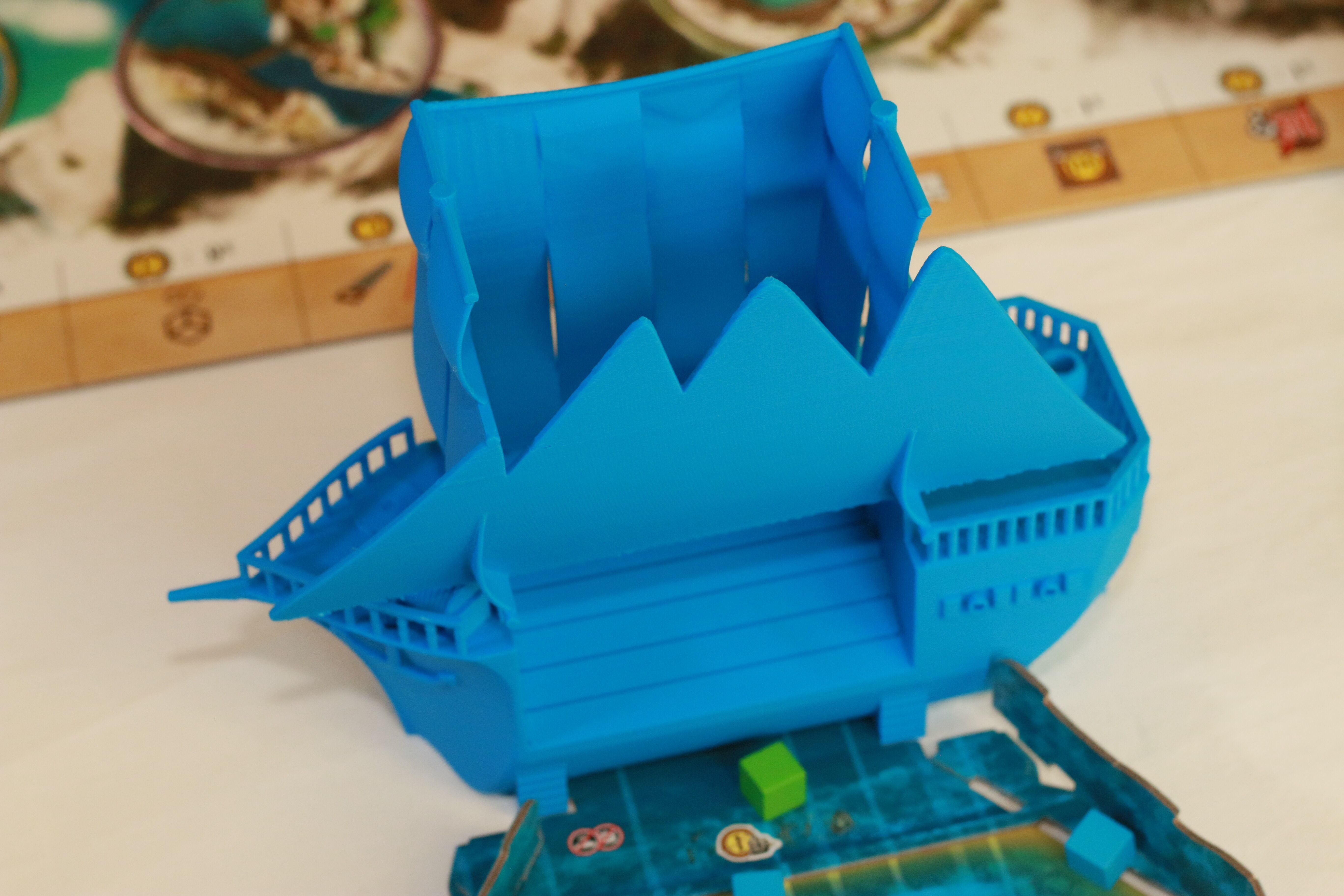 Dice Tower Ship for Dead Reckoning board game 3D print model_3