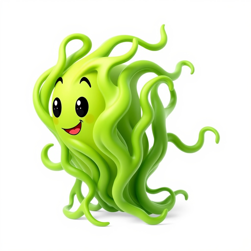 Playful Green Monster Character D Model Pack Low-poly 3D model_2