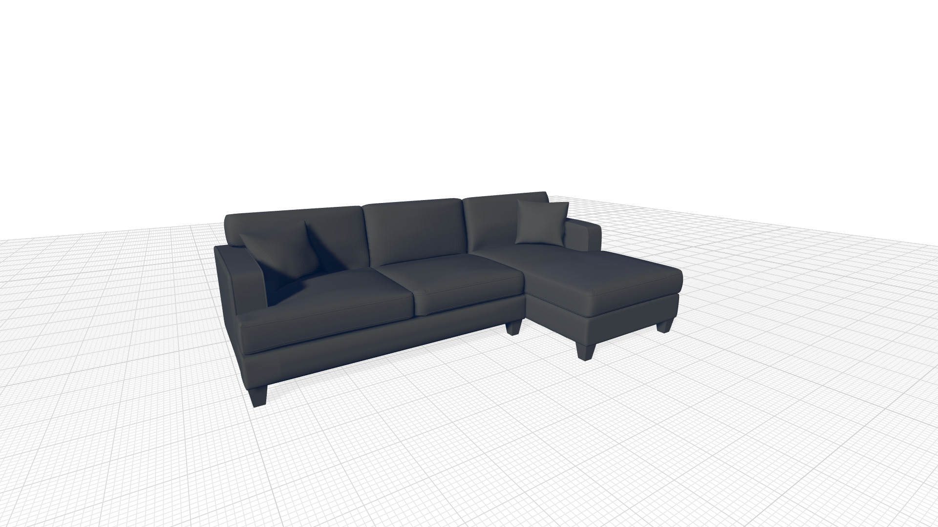 Morpheus Upholstered Sectional 3D model_2