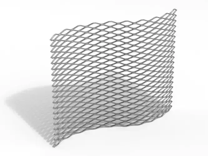 Adaptable Expanded Metal Mesh 3D model