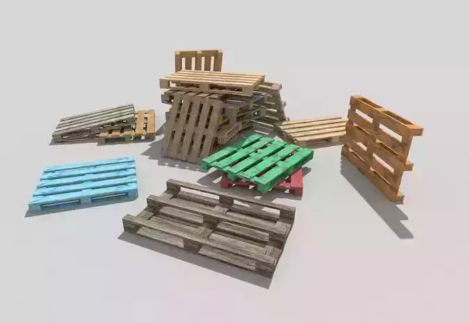 big wooden pallets collection