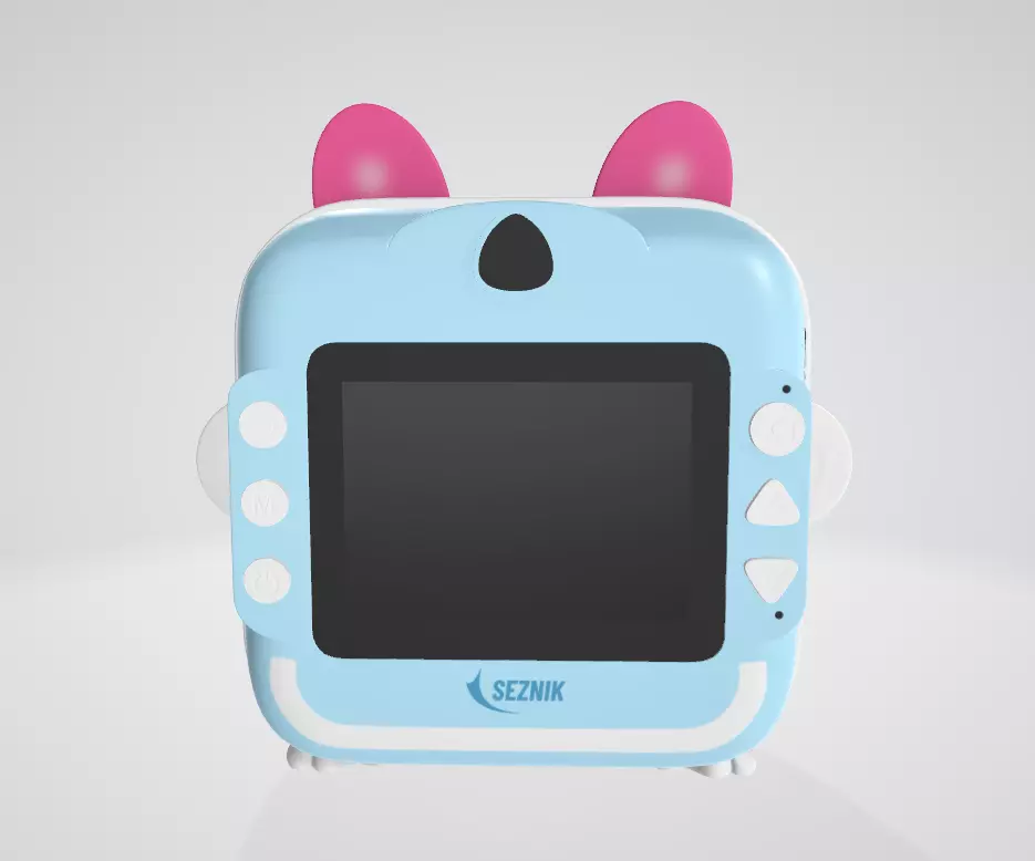 Child Selfie Camera Toy Low-poly 3D model_0