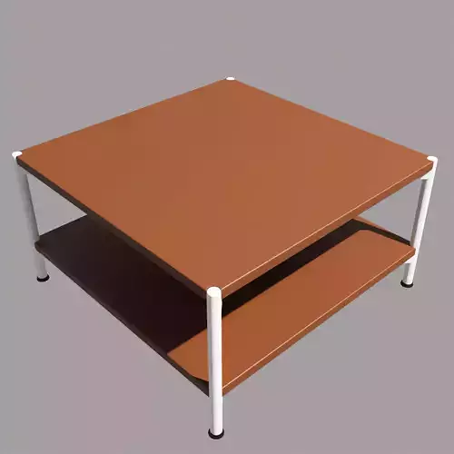 Dual-Level Coffee Table - Square