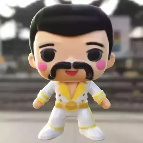 Retro Pop Idol Chibi Fred Mercury