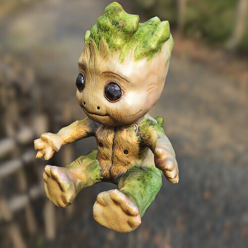 baby groot Low-poly 3D model