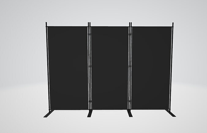 Polyester Fabric Plastic Foot Carbon Steel Frame  Low-poly 3D model