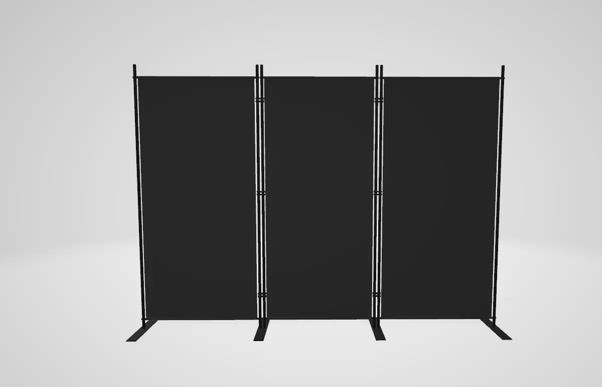Polyester Fabric Plastic Foot Carbon Steel Frame Low-poly 3D model