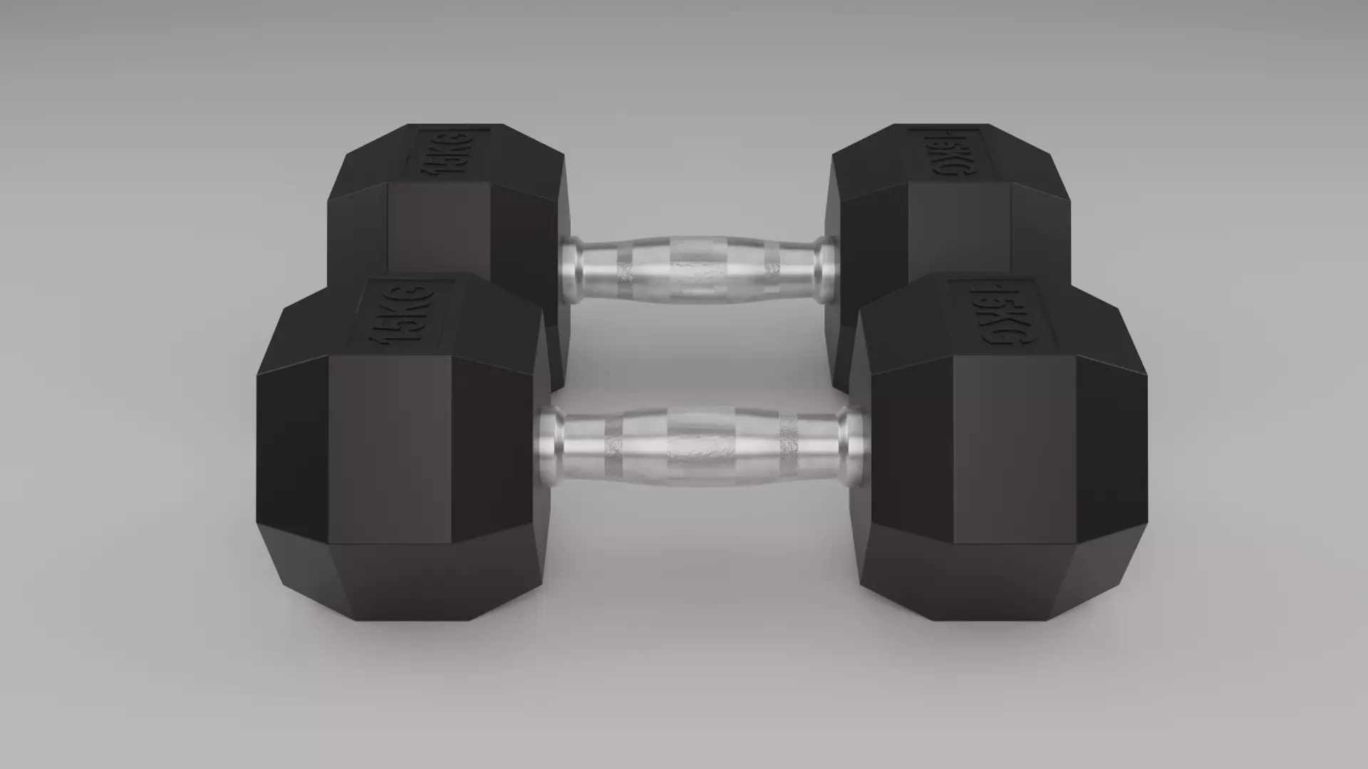 Dumbbell Weights Free 3D model_0