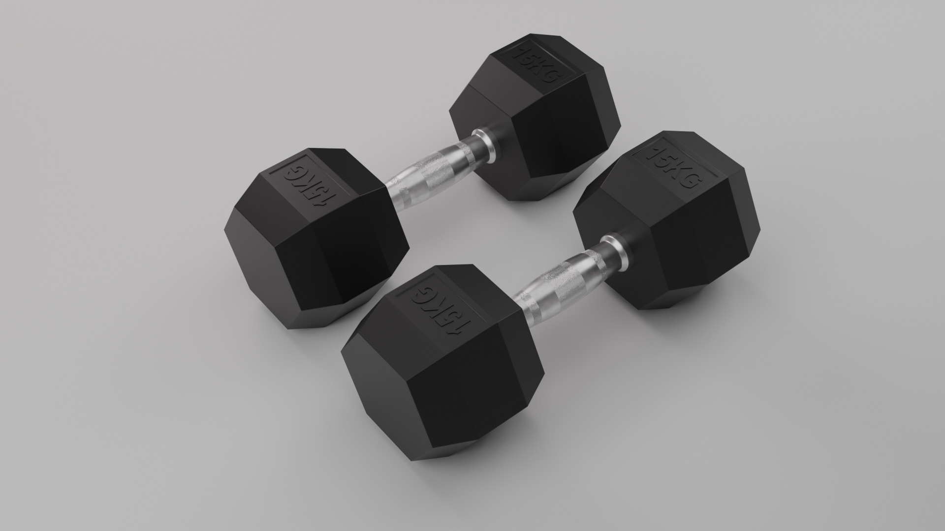Dumbbell Weights Free 3D model_3
