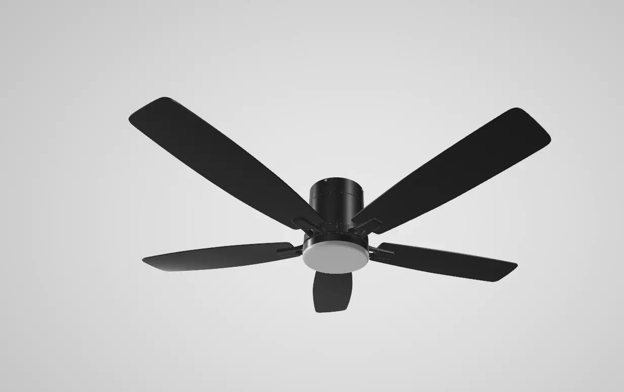 Ayaoty Ceiling Fans with Lights Low-poly 3D model_0