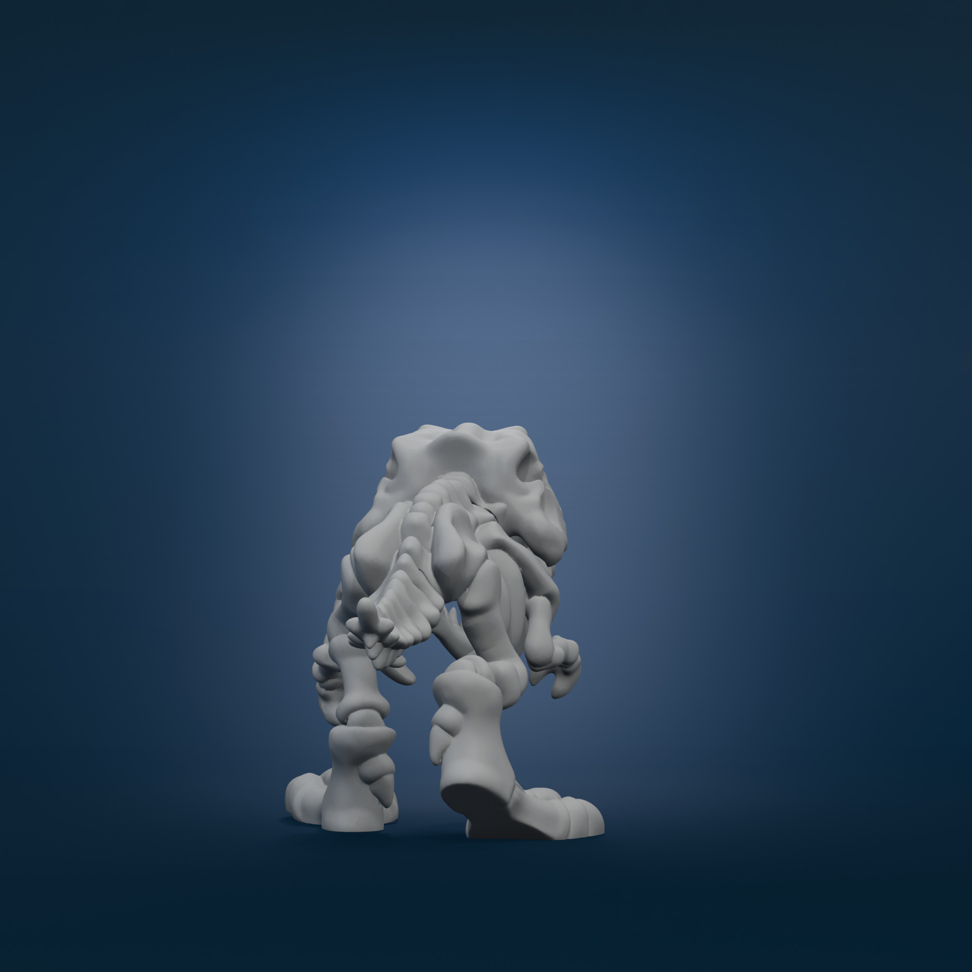 Dino Skeleton Keychains Cute Flying Dino Fossil 3D Models 3D print model_2