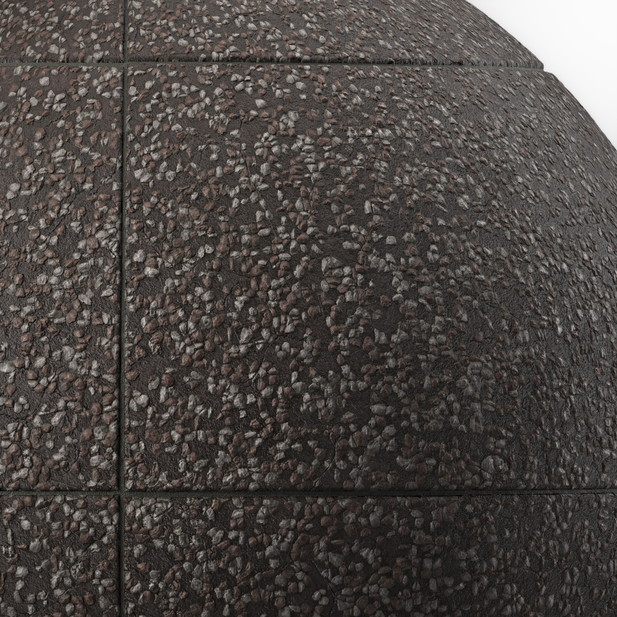 Pavement Materials 106- Concrete Paving - Sbsar Pbr 4k Seamless Texture_5