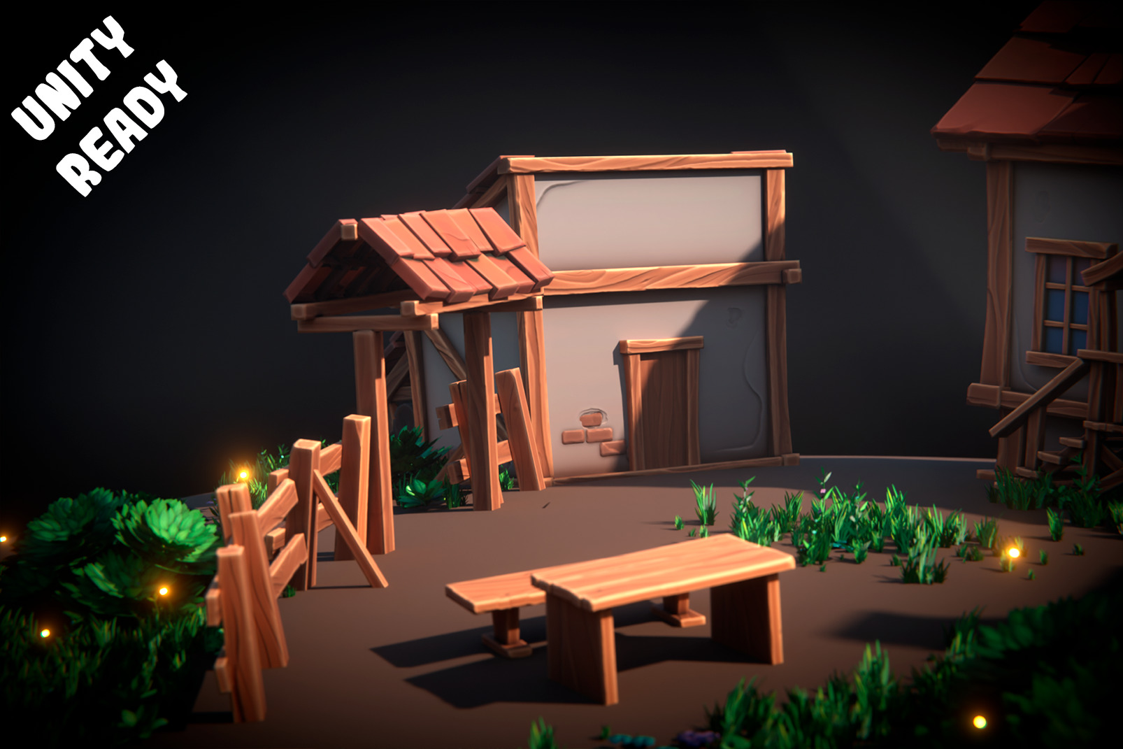 Medieval stylized pack Low-poly 3D model_5