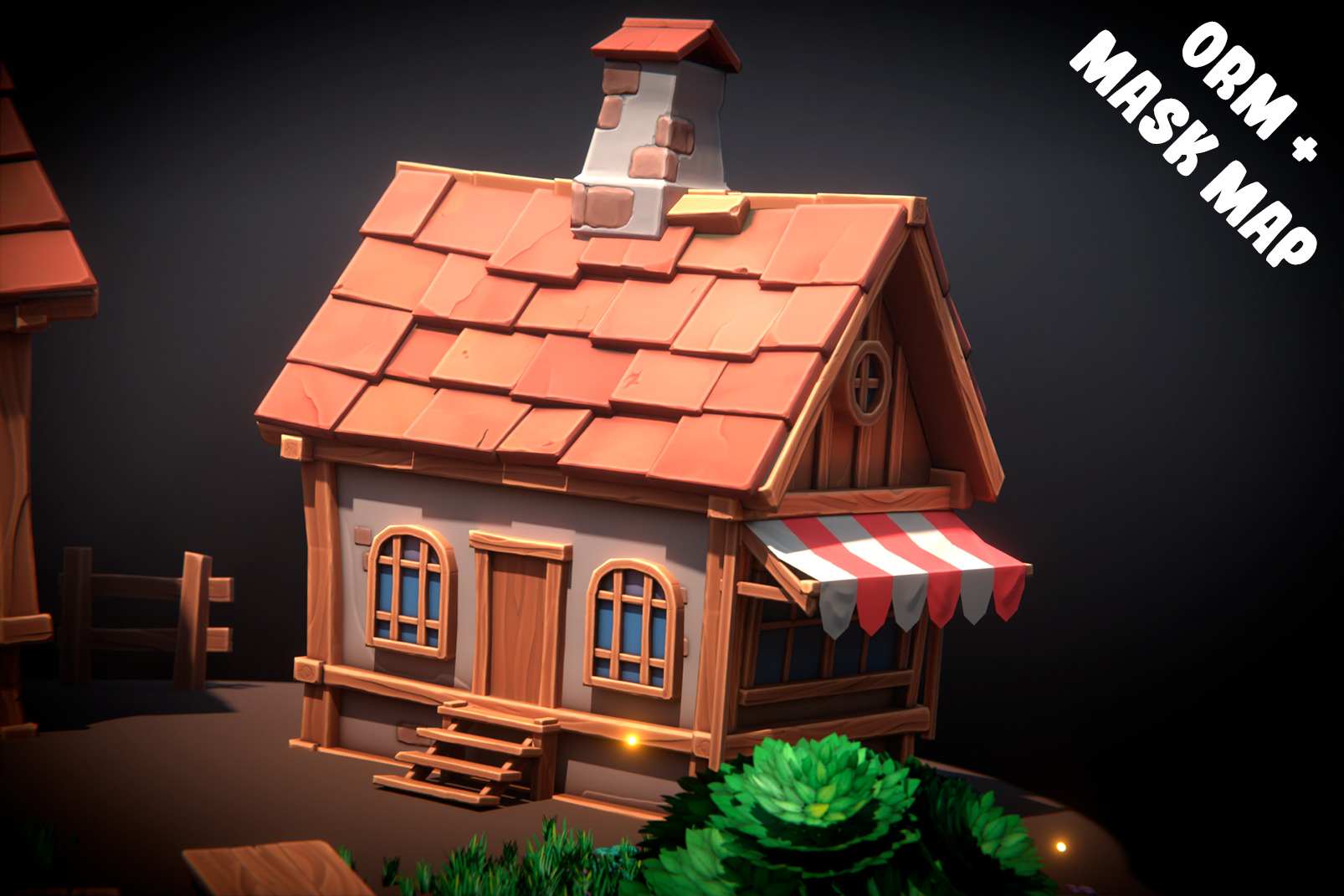 Medieval stylized pack Low-poly 3D model_4