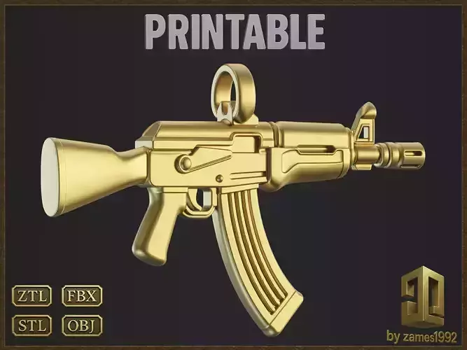 Assault Rifle Pendant