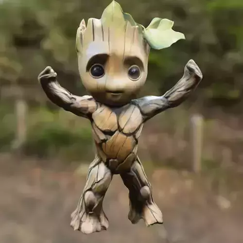 Muscular Tree Baby groot