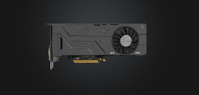 RTX 4090 Founders Edition PBR High Resolution GPU 3D print model