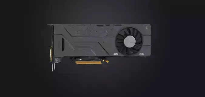 RTX 4090 Founders Edition PBR High Resolution GPU