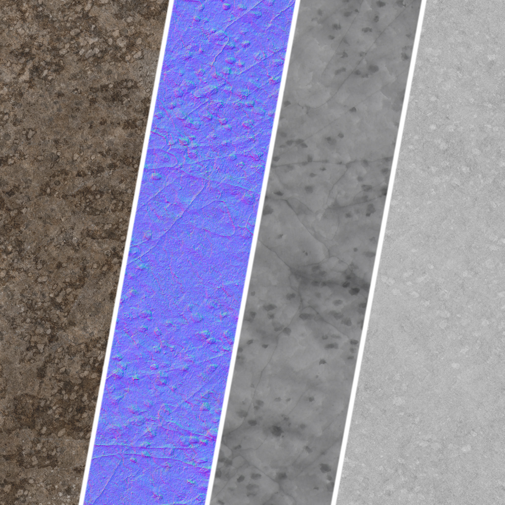 Stone Wall Materials 119- Rock Face -  Sbsar Pbr 4k Seamless Texture_7