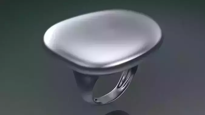 irregular bump ring 3D print model