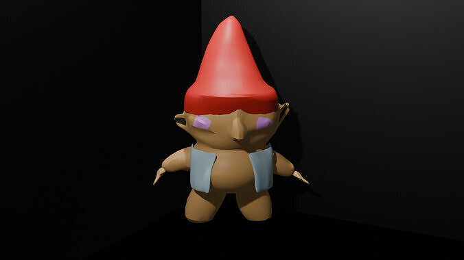 Cursed Gnome 3D model