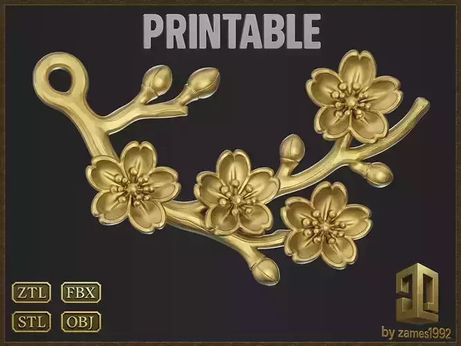 Blossom Flower Branch Jewelry