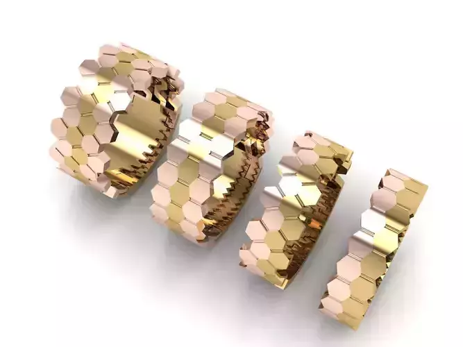 Honeycomb Rings