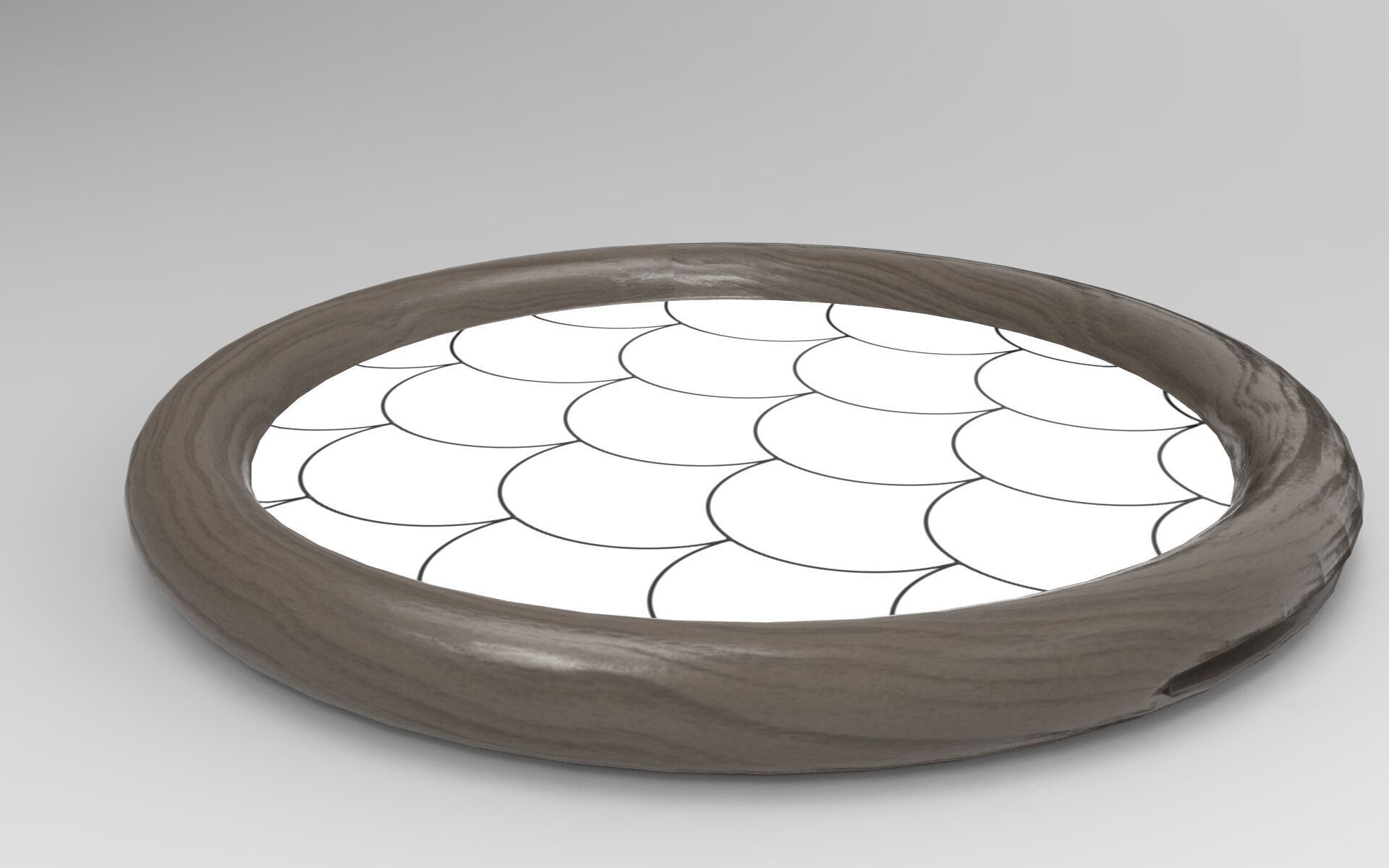 Kua Tray Low-poly 3D model_1