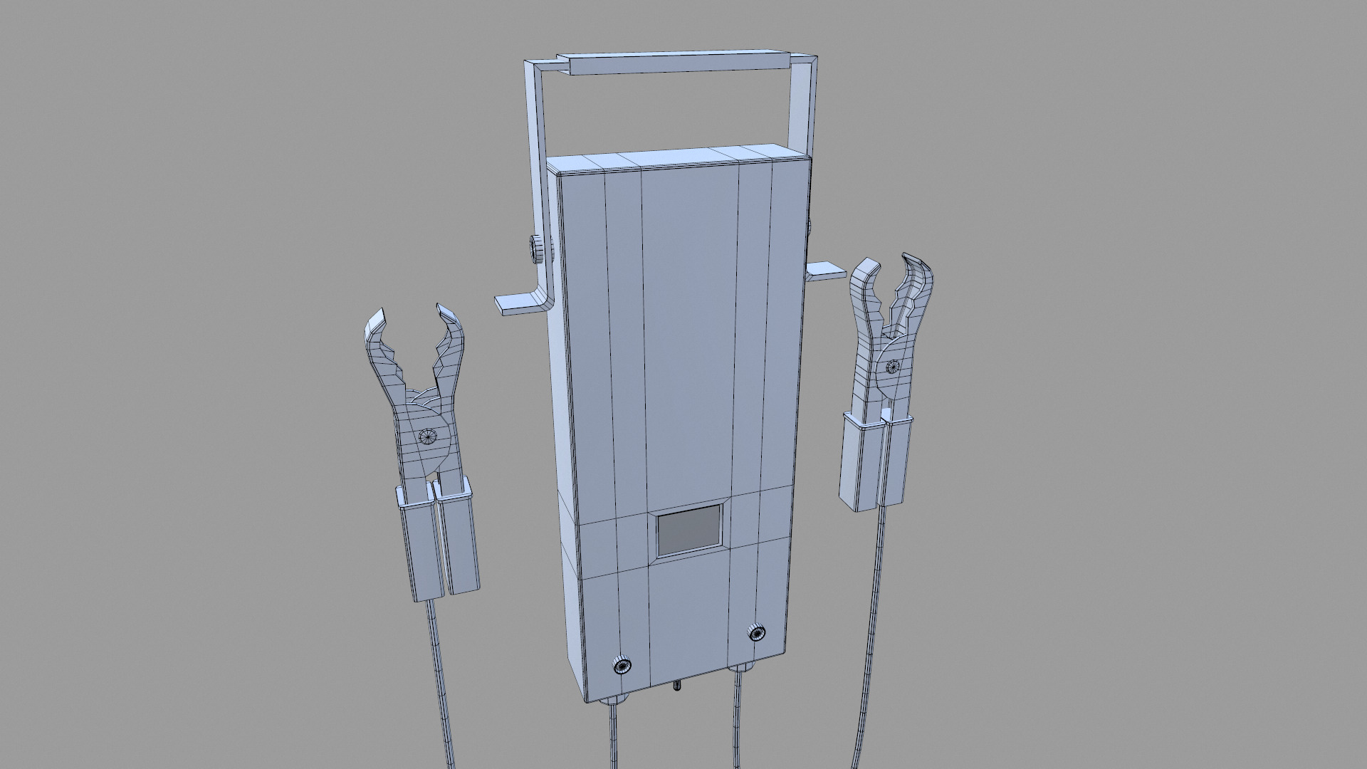 Battery Load Tester Low Poly Low-poly 3D model_31
