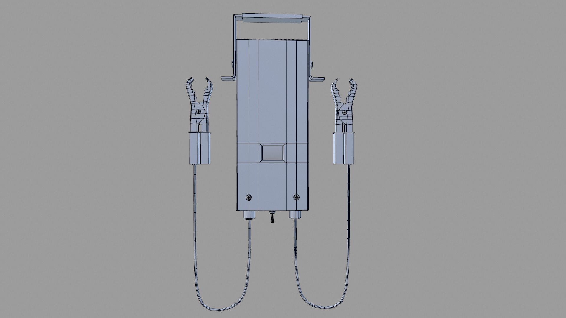 Battery Load Tester Low Poly Low-poly 3D model_30