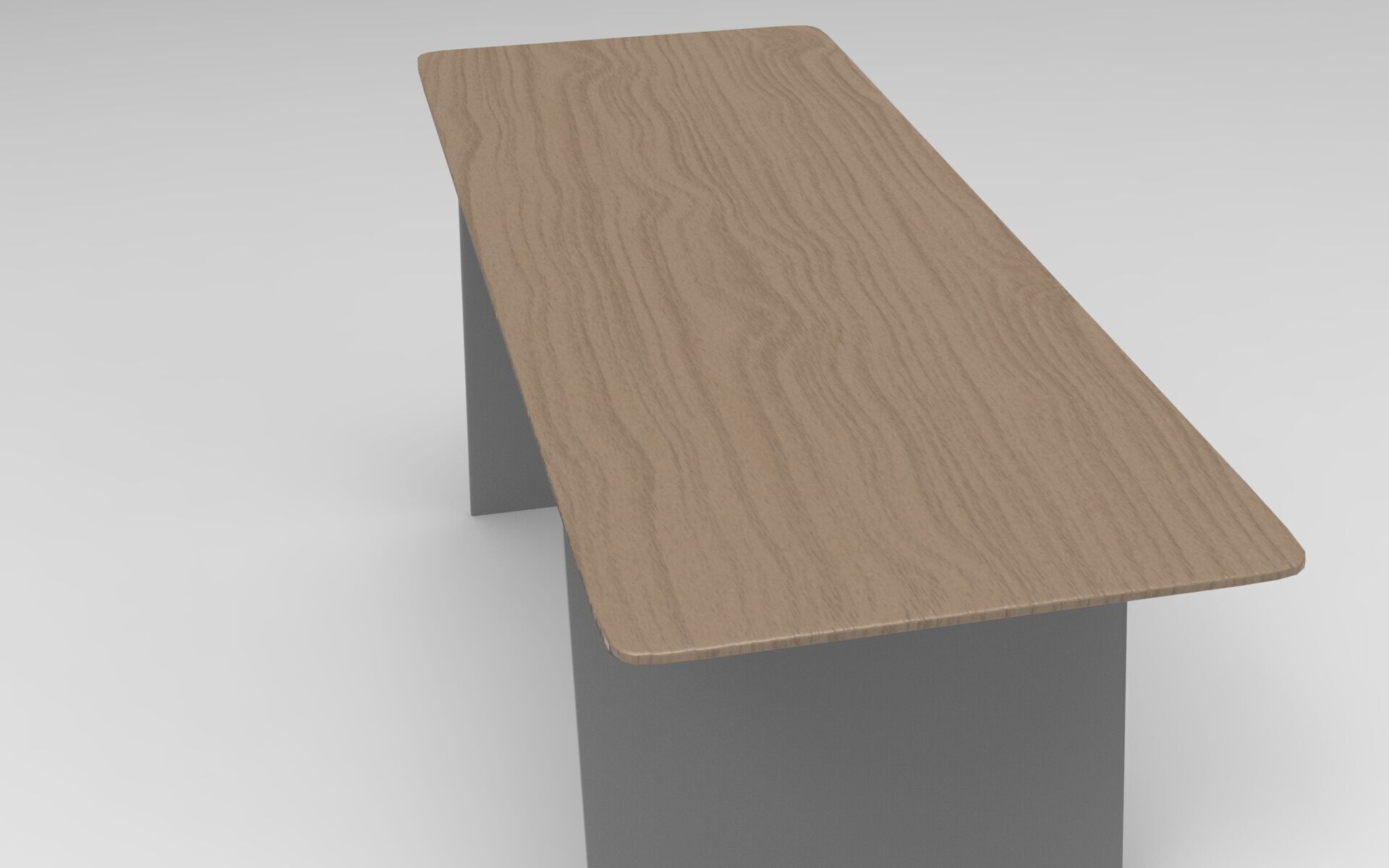 Losk Dining Table Low-poly 3D model_4