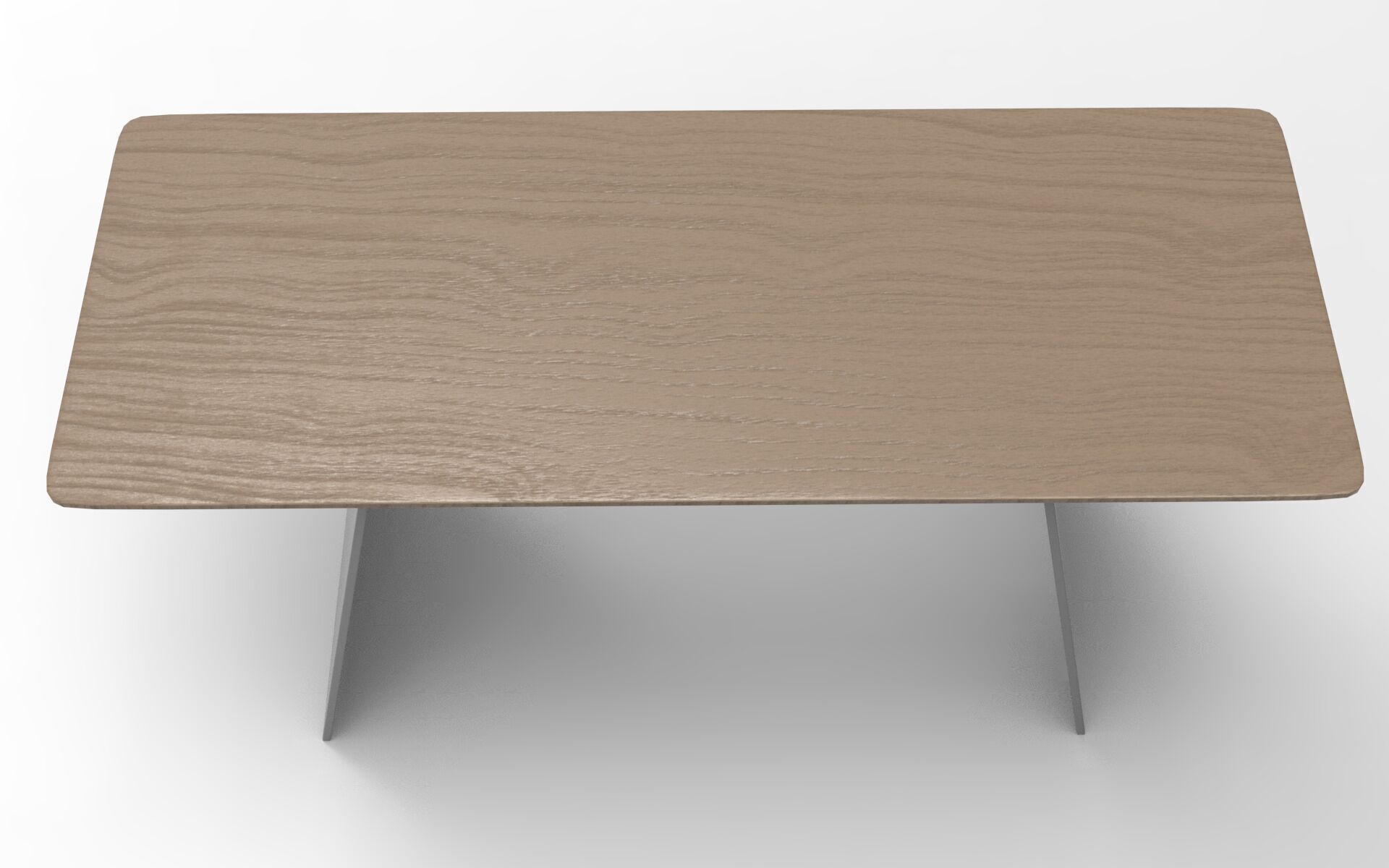 Losk Dining Table Low-poly 3D model_3