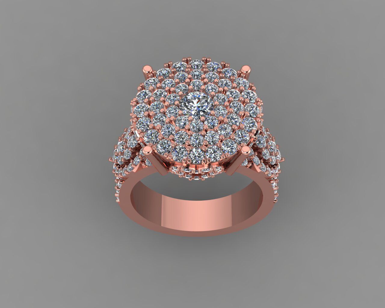 Stylish 3D Ring Model for Jewelry Making And printing Code R37 3D print model_10