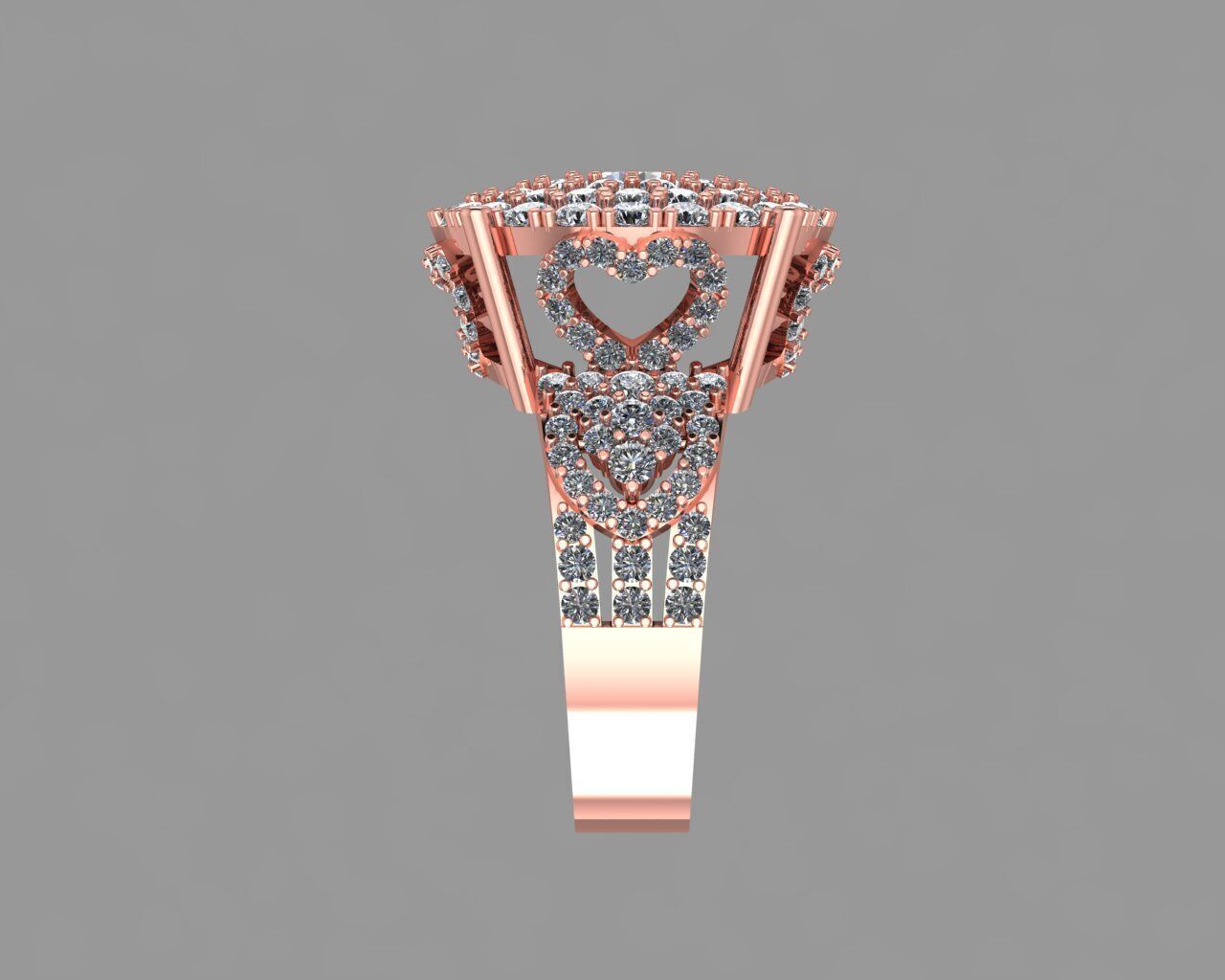 Stylish 3D Ring Model for Jewelry Making And printing Code R37 3D print model_11