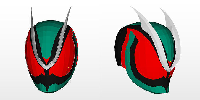 Kamen Rider Zeztz Helmet PDO Pattern File 3D model