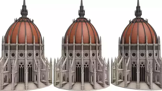 Hungarian Parliament Building 3D model