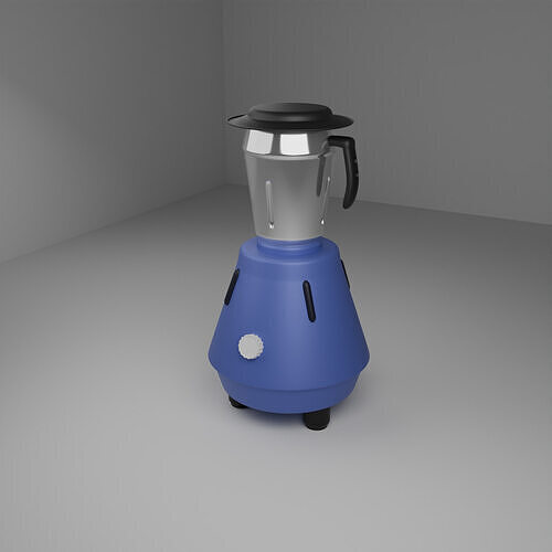- Mixer Grinder 3D Model Kitchen Appliance with materials Low-poly 3D model